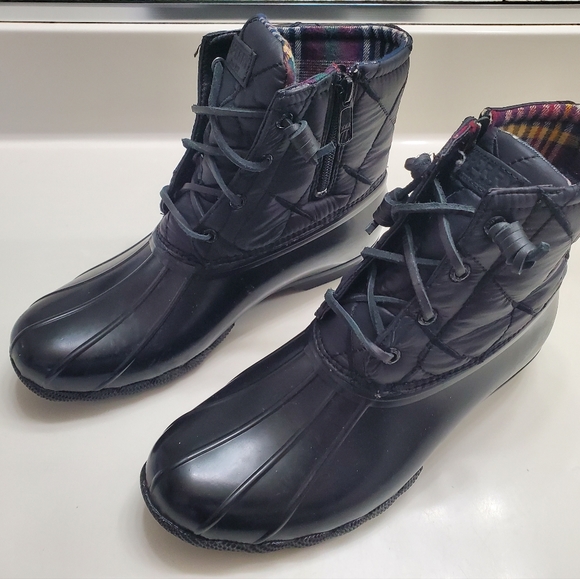 SPERRY Saltwater Quilted Duck Boots - Picture 4 of 13